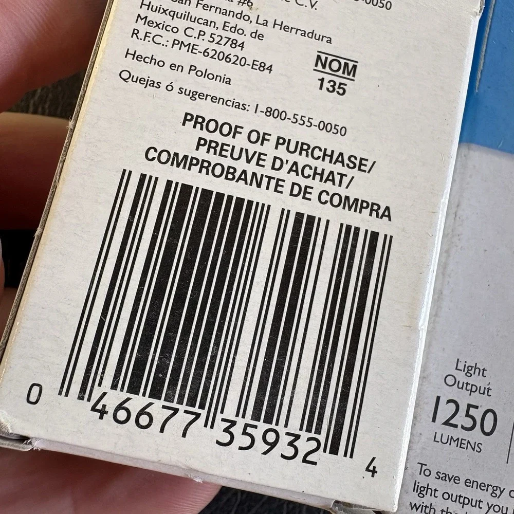 (Lot of 5) Philips PL-L 4P 18W/830 18W 4 Pin Compact Fluorescent Lamps